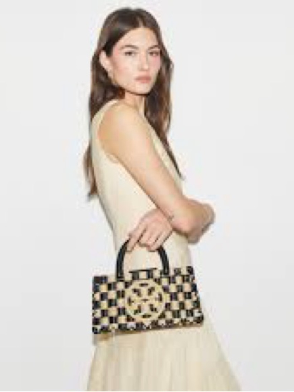 So unique! Tory Burch ELLA HAND-CROCHETED EAST-WEST TOTE - Picture 2 of 12